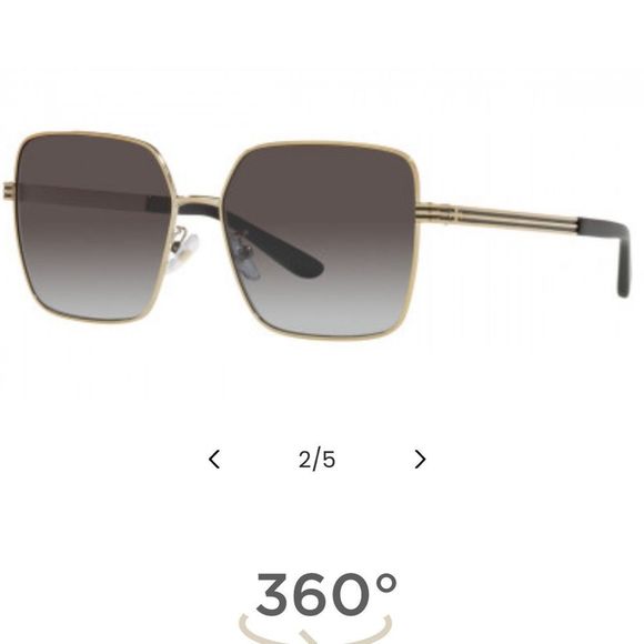 Tory Burch shiny gold sunglasses - Picture 7 of 9